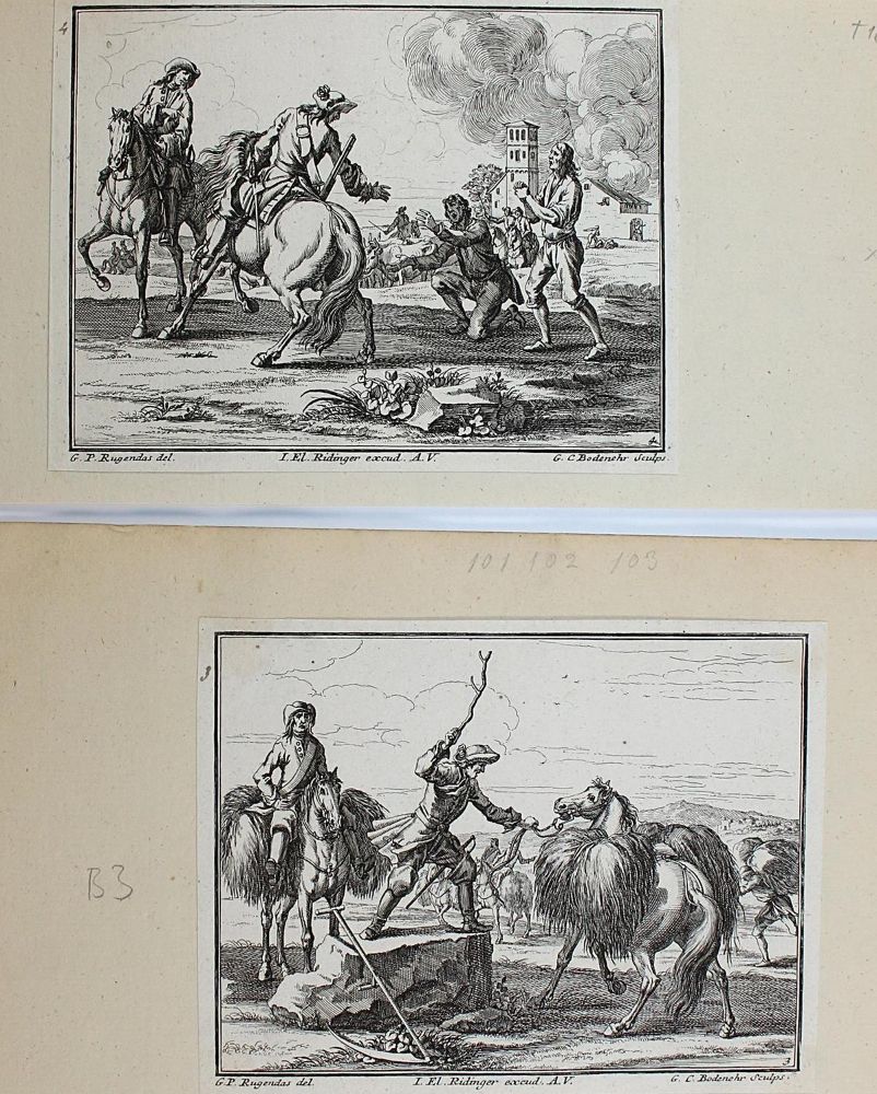 Große Abbildung Nr.4: 120-2643 Bodenehr, Georg Conrad: (Künstlergraphik)