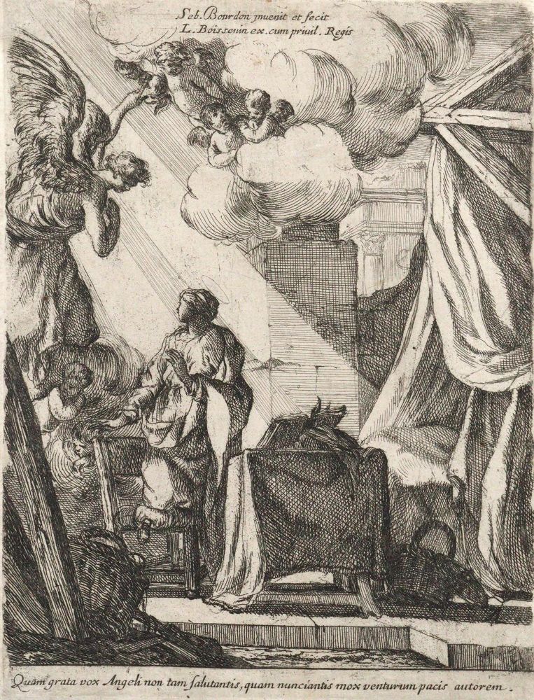 Große Abbildung Nr.1: 120-2654 Bourdon, Sebastien.: (Künstlergraphik)