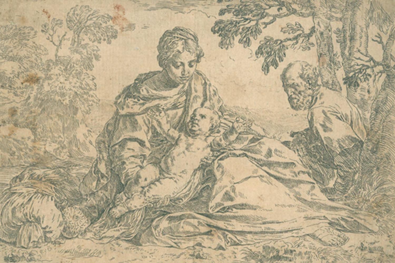 Große Abbildung Nr.1: 120-2698 Cantarini, Simeone: (Künstlergraphik)