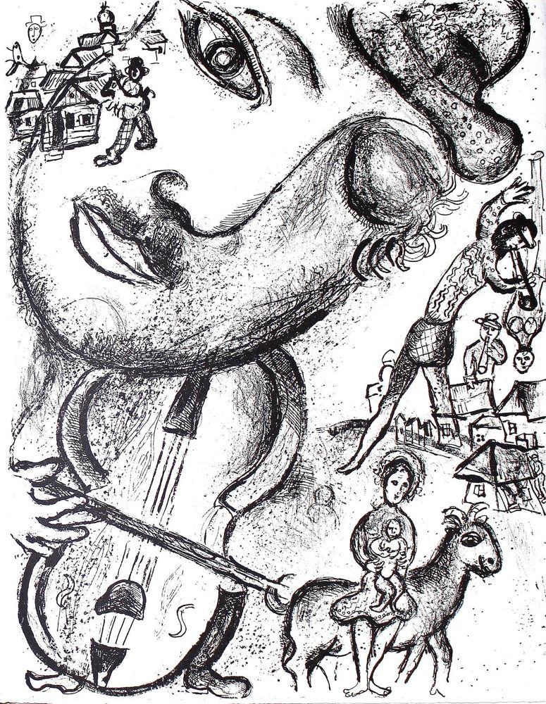 Große Abbildung Nr.1: 120-2728 Chagall, Marc.: (Künstlergraphik)