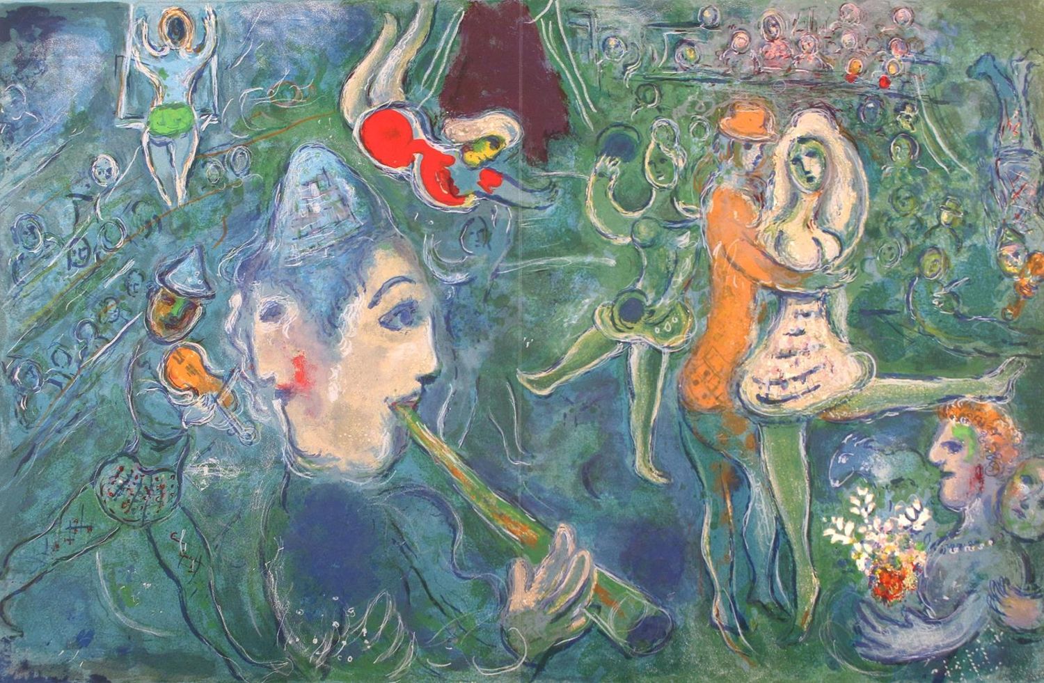 Große Abbildung Nr.1: 120-2732 Chagall, Marc.: (Künstlergraphik)