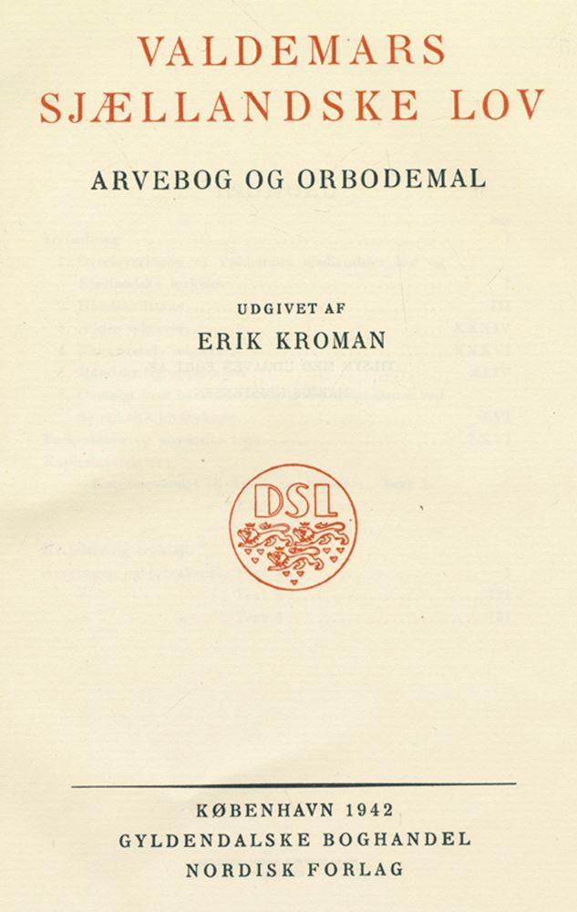 Große Abbildung Nr.1: 120-276 Dänemark.: (Juridica und Kriminologie)