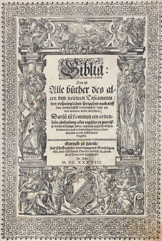 Große Abbildung Nr.1: 120-28 Biblia germanica.: (Bibeln)