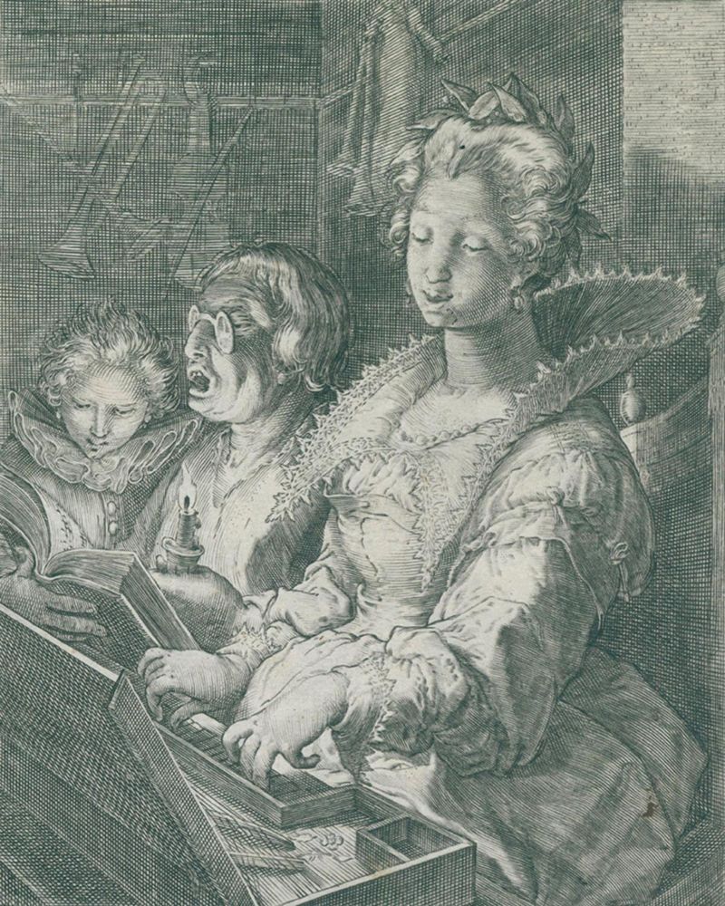 Große Abbildung Nr.1: 120-2833 Drebbel, Cornelis Jacobsz: (Künstlergraphik)