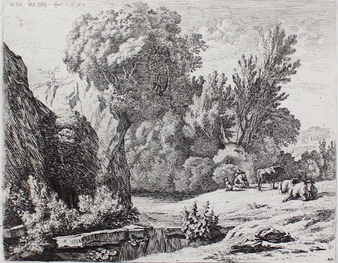 Große Abbildung Nr.1: 120-2849 Dujardin, Karel: (Künstlergraphik)