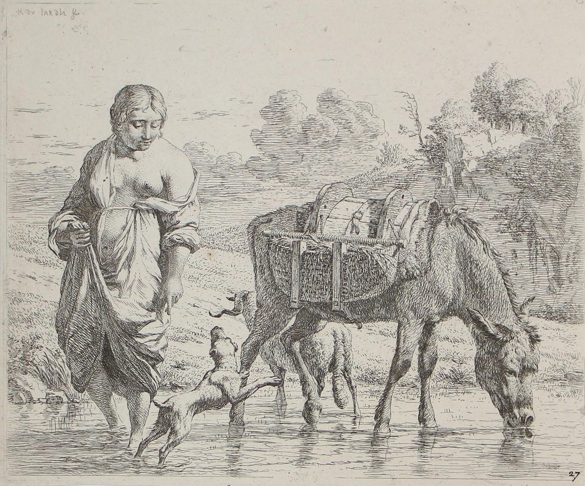 Große Abbildung Nr.1: 120-2852 Dujardin, Karel: (Künstlergraphik)