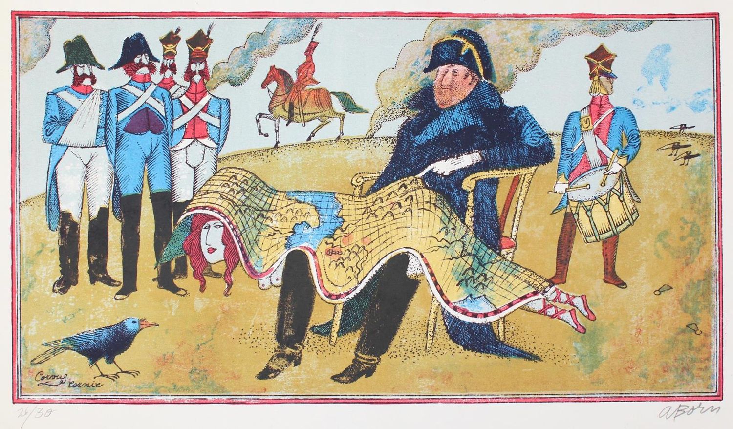 Große Abbildung Nr.1: 120-2881 Born, Adolf: (Künstlergraphik, Erotika - Galantes)