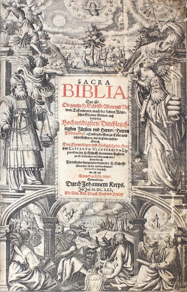 Große Abbildung Nr.1: 120-29 Biblia germanica.: (Bibeln)