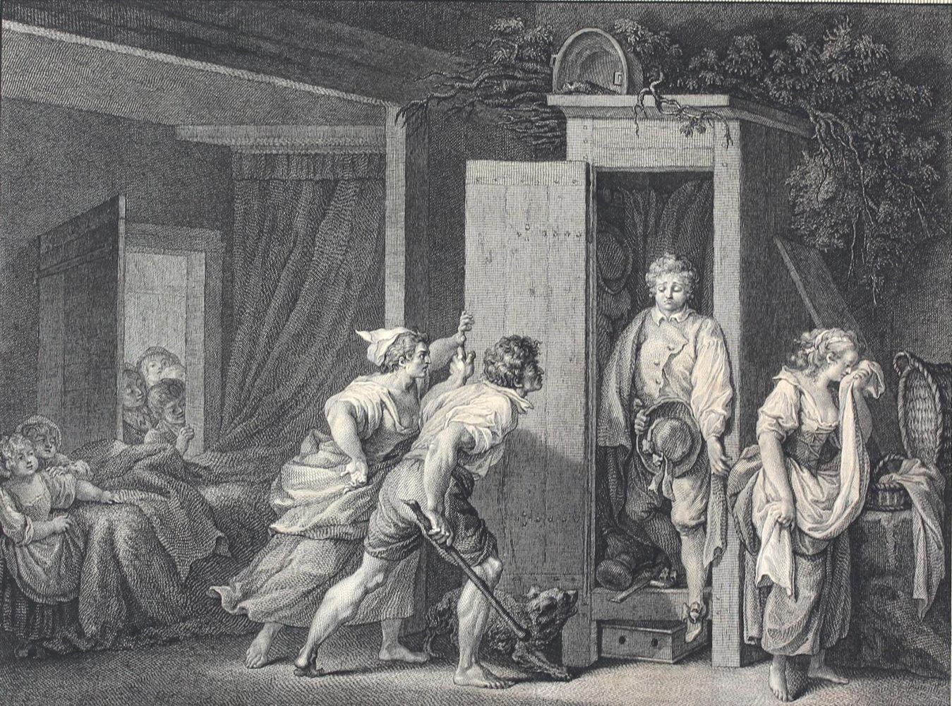 Große Abbildung Nr.1: 120-2904 Launay, Robert de: (Künstlergraphik, Erotika - Galantes)