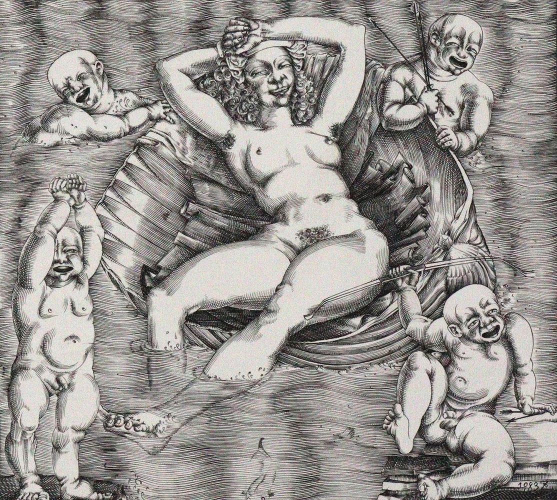Große Abbildung Nr.2: 120-2934 Zettl, Baldwin: (Künstlergraphik, Erotika - Galantes)