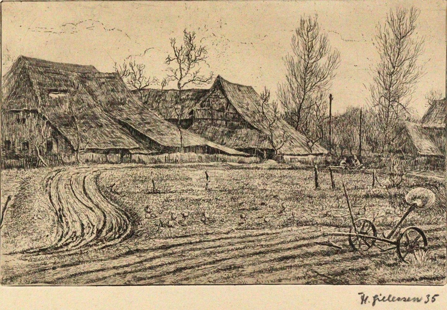 Große Abbildung Nr.1: 120-2994 Gillessen, Johann Heinrich: (Künstlergraphik)