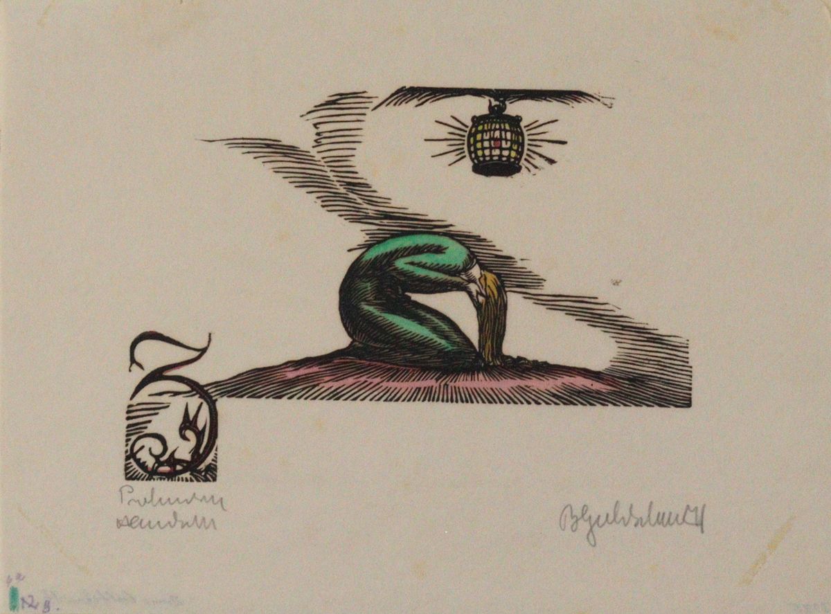 Große Abbildung Nr.2: 120-2999 Goldschmitt, Bruno: (Künstlergraphik)