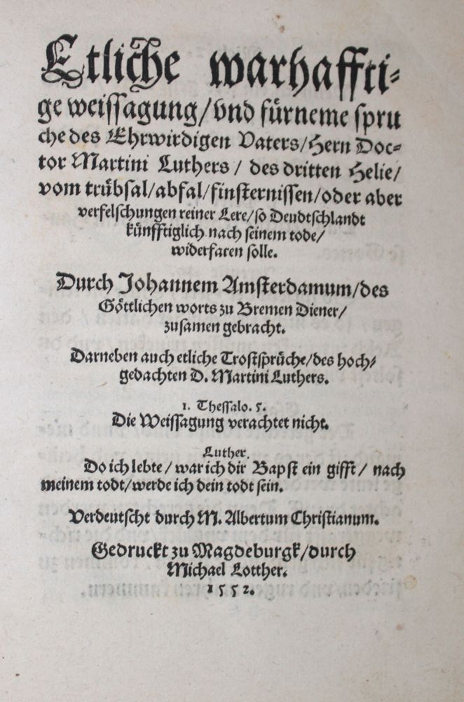 Große Abbildung Nr.1: 120-3 Amsterdamum,J.: (Alte Drucke, Handschriften und Theologie)