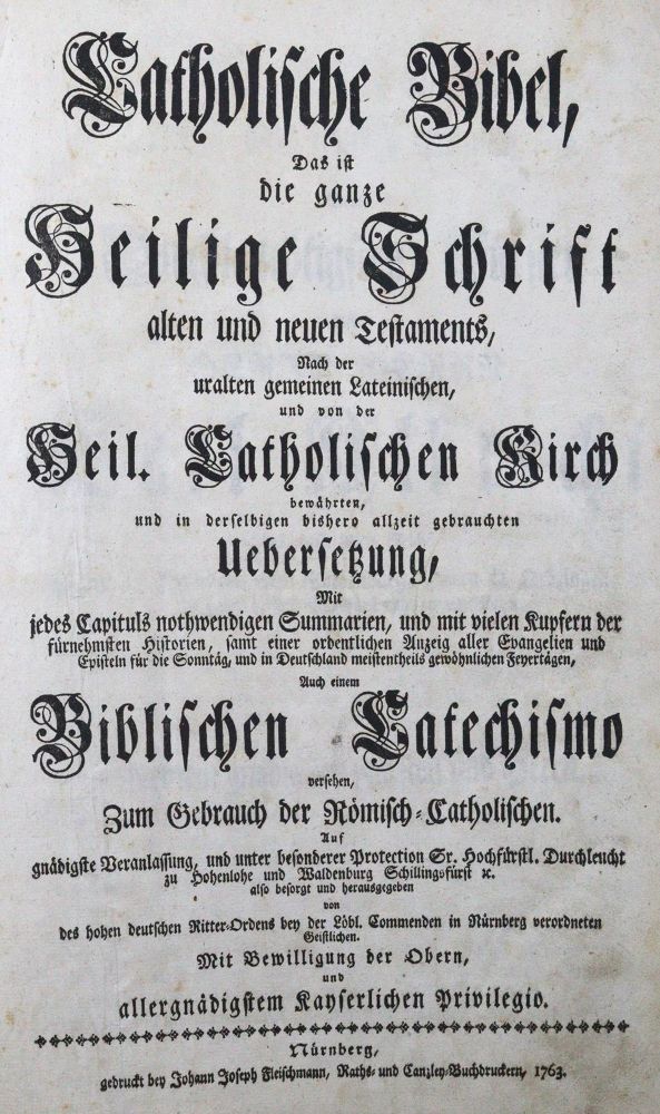 Große Abbildung Nr.1: 120-30 Biblia germanica.: (Bibeln)