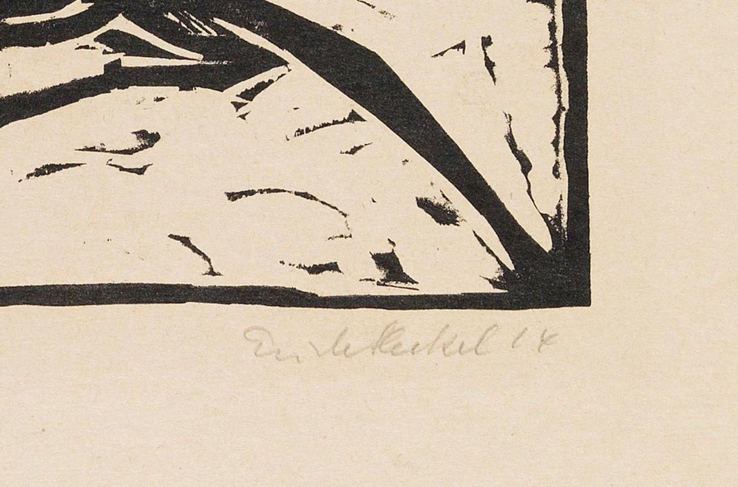 Große Abbildung Nr.3: 120-3050 Heckel, Erich: (Künstlergraphik)