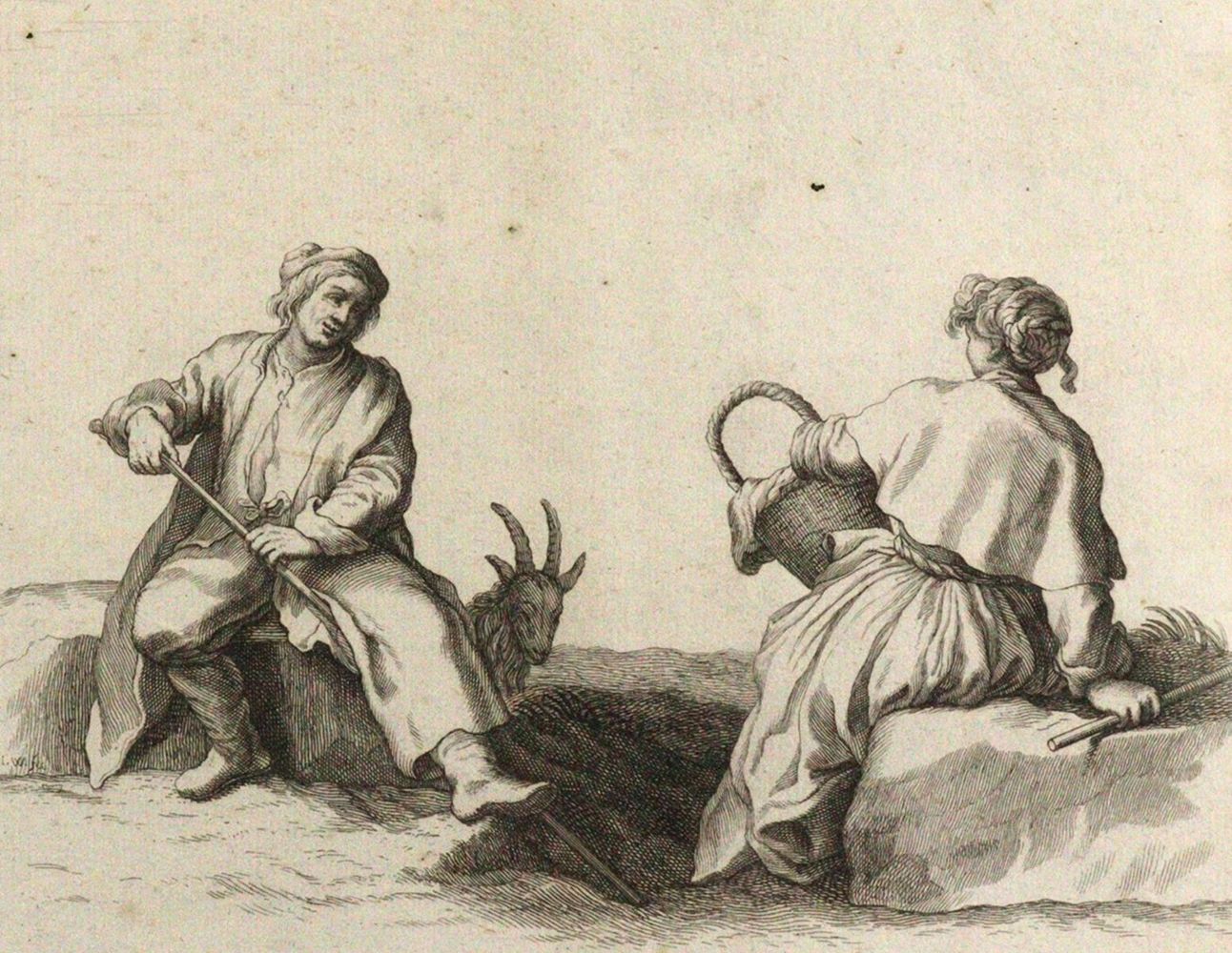 Große Abbildung Nr.1: 120-3063 Hertel, Georg Leopold: (Künstlergraphik)