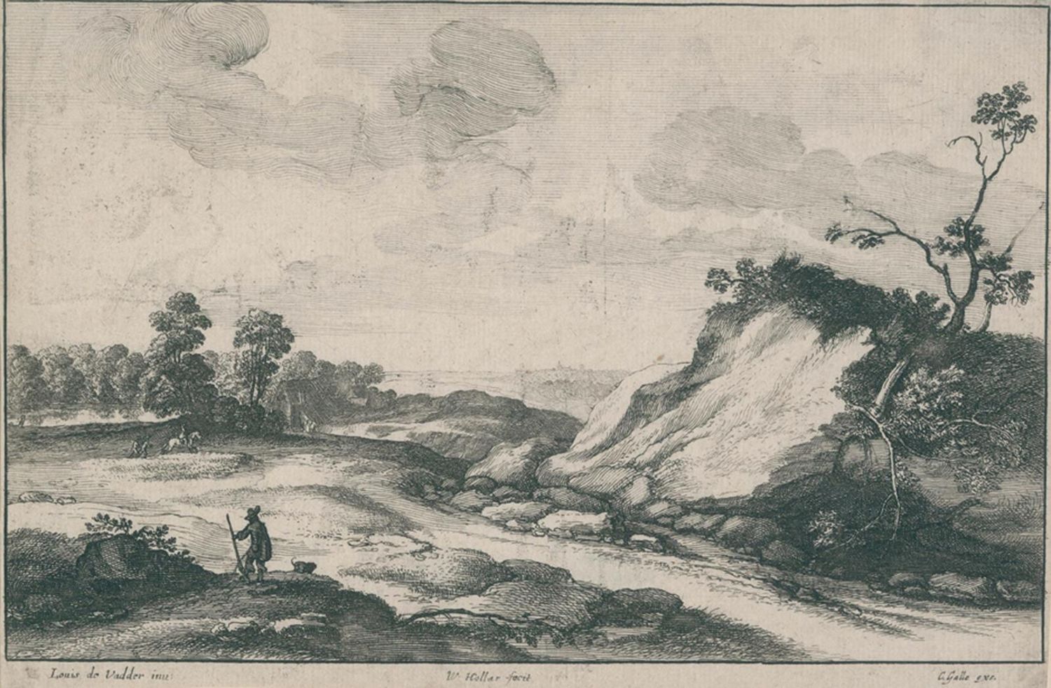 Große Abbildung Nr.1: 120-3082 Hollar, Wenzel: (Künstlergraphik)