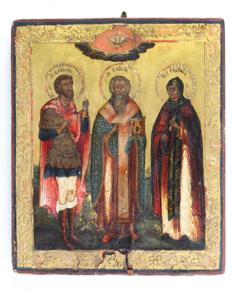 Große Abbildung Nr.4: 120-3114 Heiligenikone.: (Künstlergraphik, Ikonen)