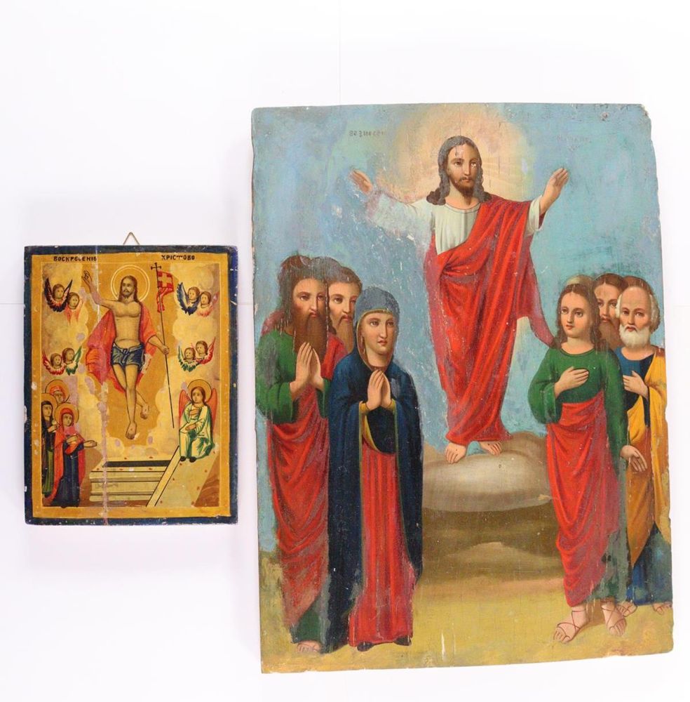 Große Abbildung Nr.2: 120-3115 Himmelfahrt: (Künstlergraphik, Ikonen)