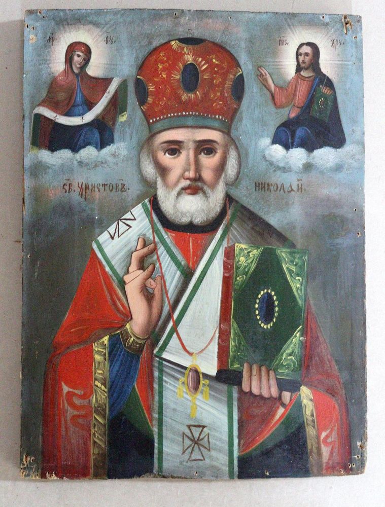 Große Abbildung Nr.1: 120-3124 Hl. Nikolaus.: (Künstlergraphik, Ikonen)