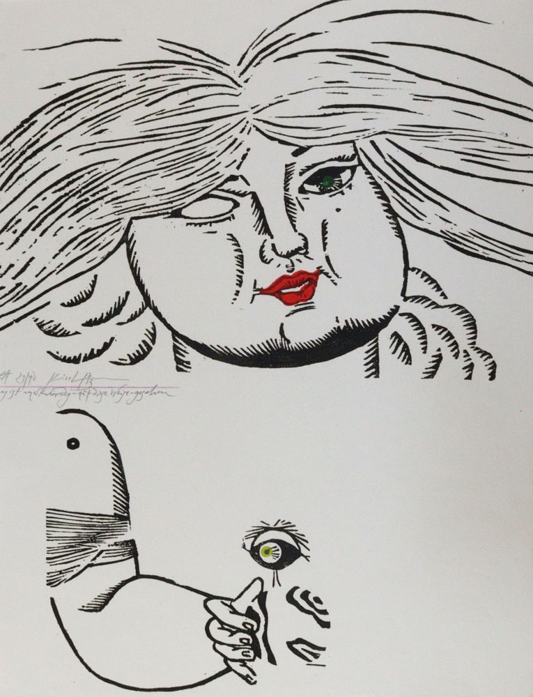 Große Abbildung Nr.1: 120-3205 Kirchner, Ingo: (Künstlergraphik)