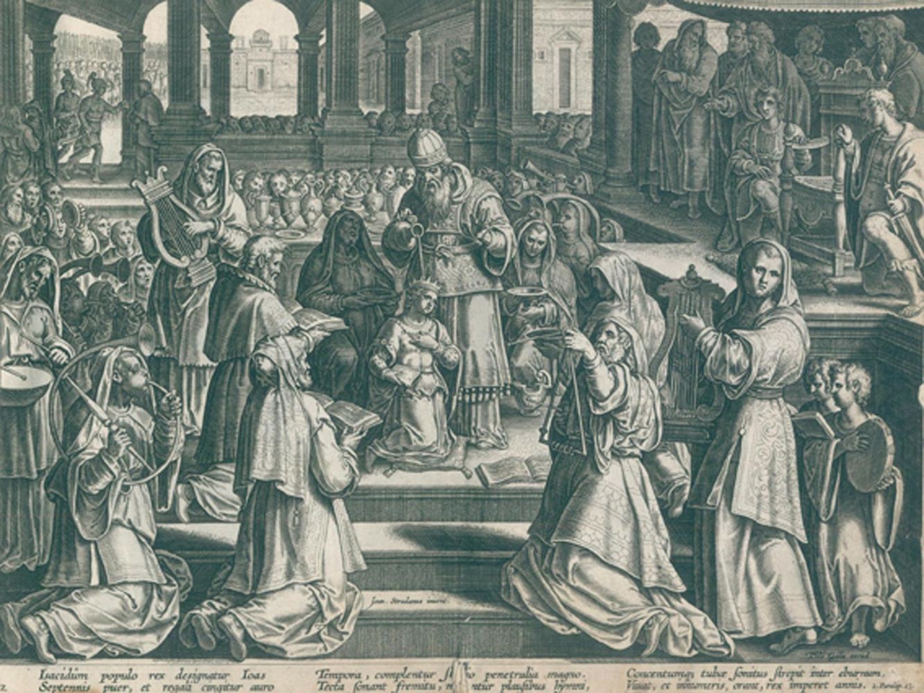 Große Abbildung Nr.1: 120-322 Collaert,A.: (Musik)