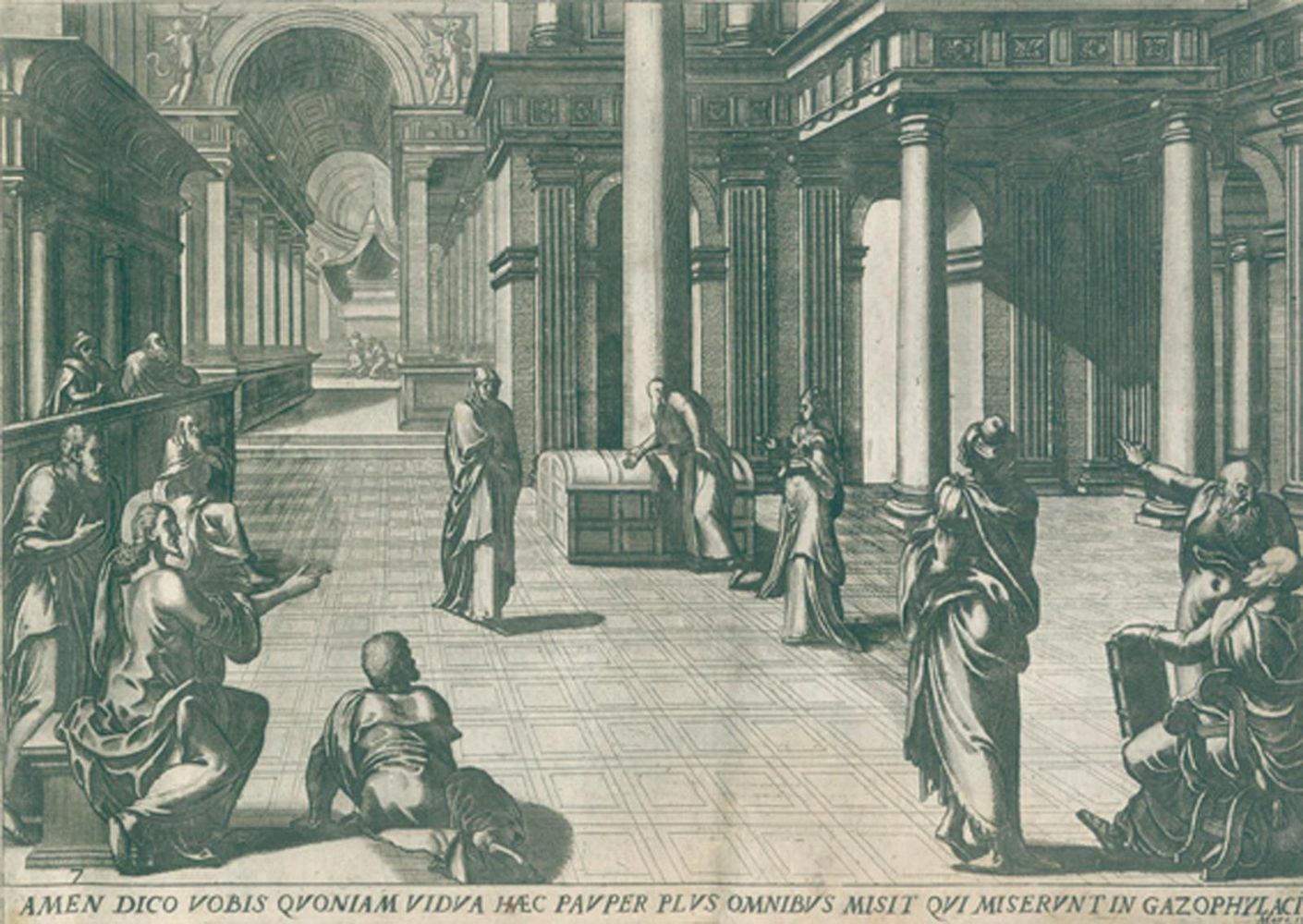 Große Abbildung Nr.2: 120-322 Collaert,A.: (Musik)