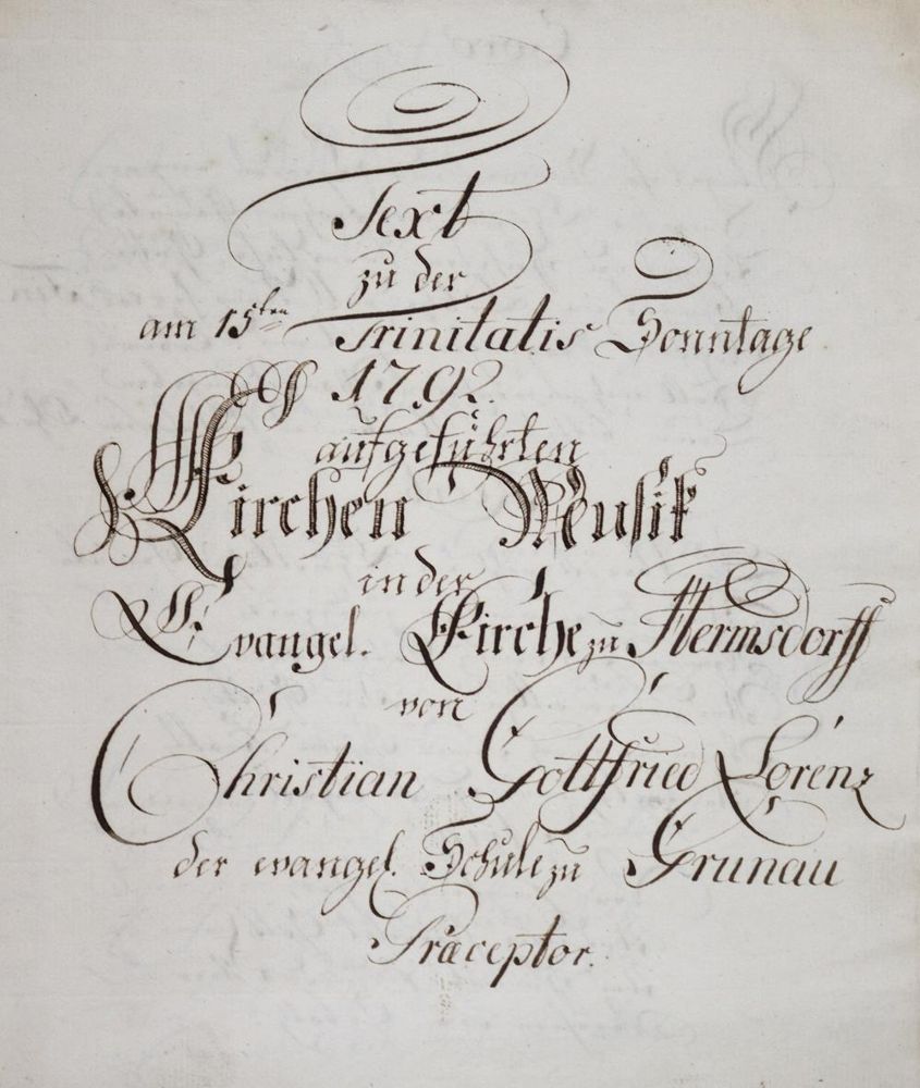 Große Abbildung Nr.1: 120-327 Lorenz,C.G.: (Musik, Handschriften)