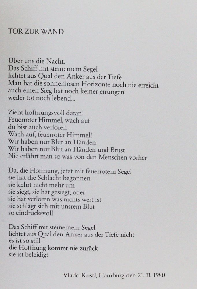 Große Abbildung Nr.2: 120-3324 Kristl,Vlado: (Künstlergraphik)