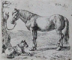 Große Abbildung Nr.2: 120-3334 Laer, Pieter Jacobsz van: (Künstlergraphik)