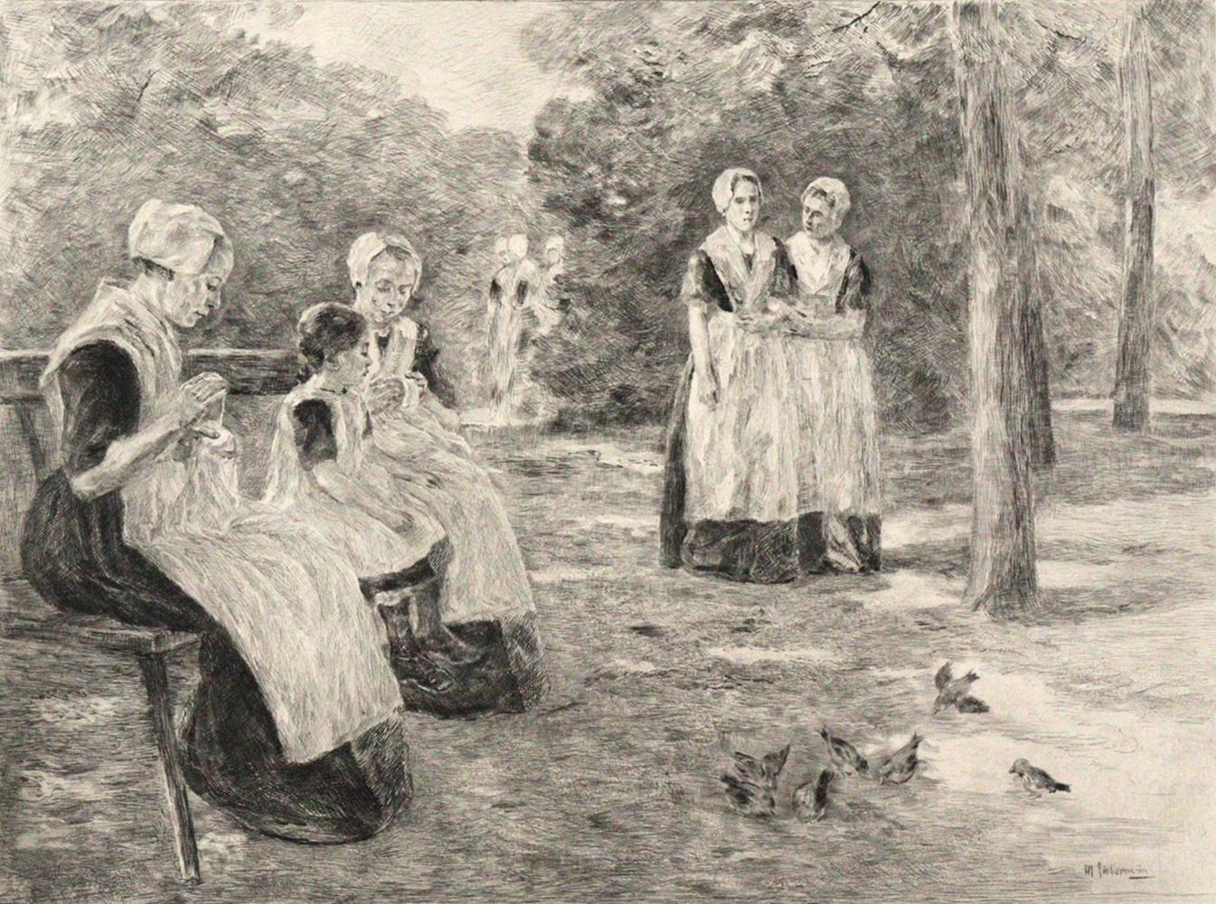 Große Abbildung Nr.3: 120-3375 Liebermann, Max.: (Künstlergraphik)