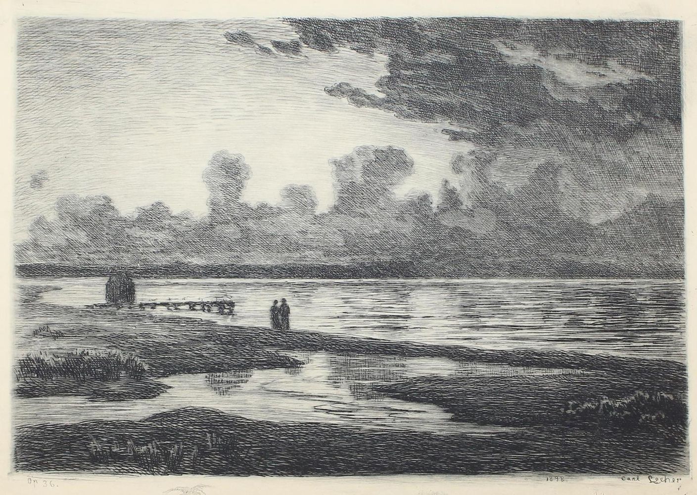 Große Abbildung Nr.1: 120-3378 Locher, Carl Ludvig Thilson: (Künstlergraphik)