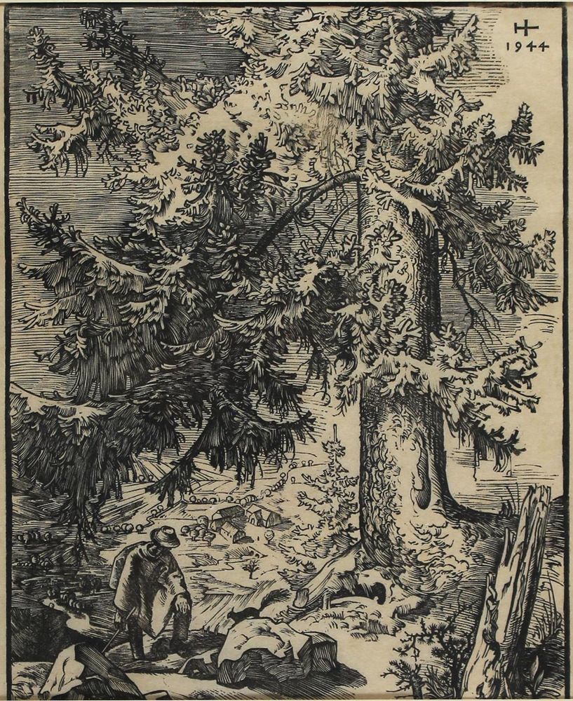 Große Abbildung Nr.2: 120-3379 Lochmann, Hans: (Künstlergraphik)