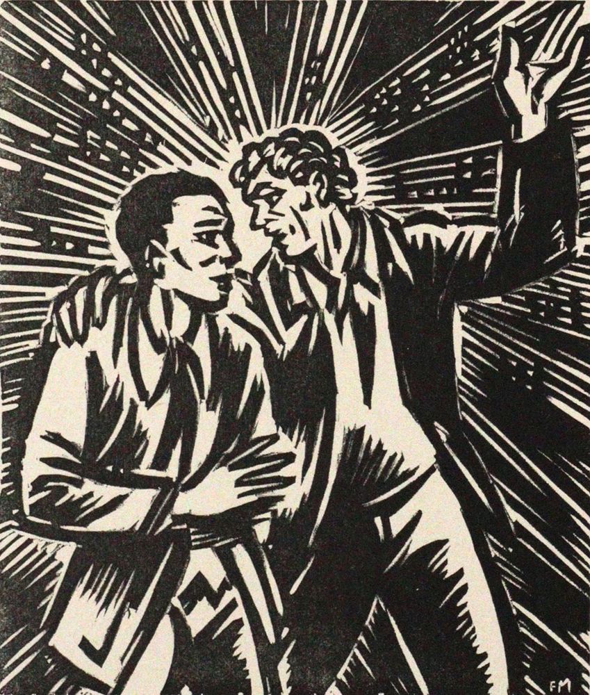 Große Abbildung Nr.2: 120-3403 Masereel, Frans: (Künstlergraphik)