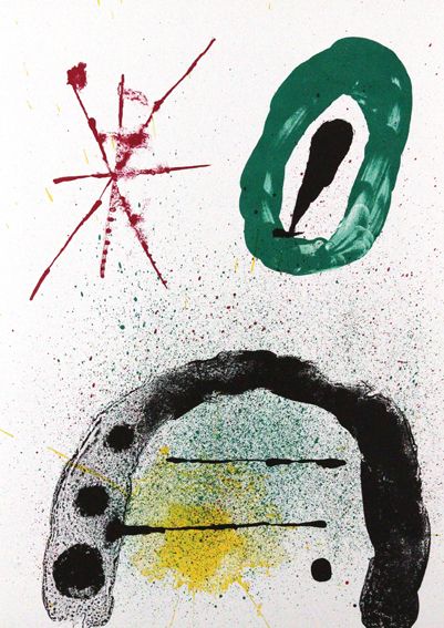 Große Abbildung Nr.1: 120-3433 Miró, Joan: (Künstlergraphik)