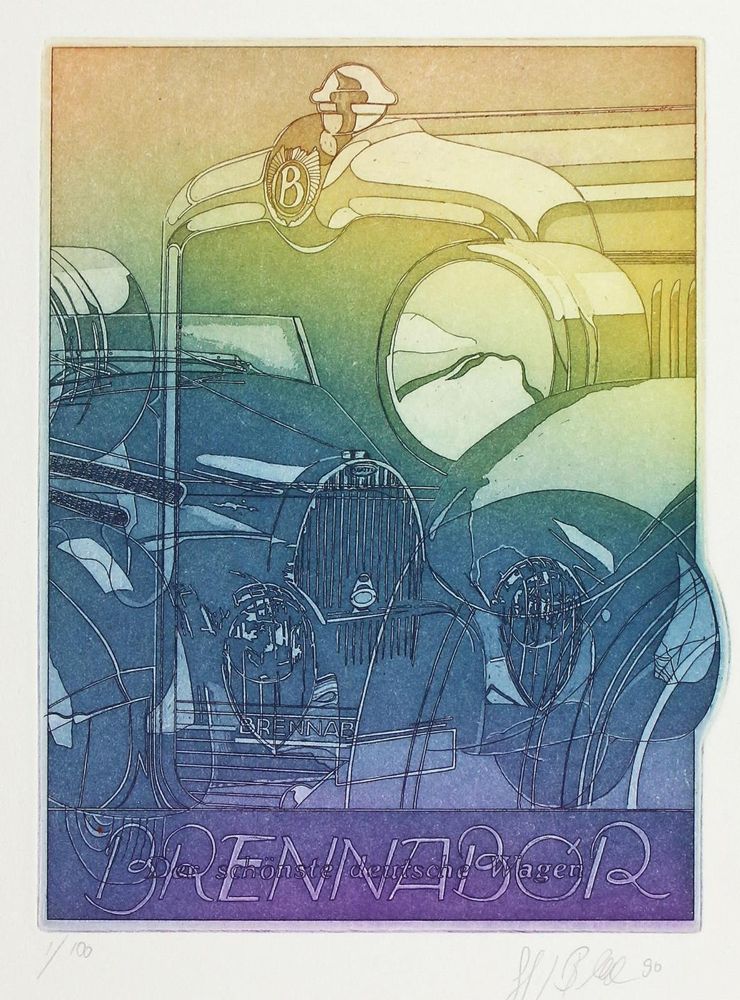 Große Abbildung Nr.1: 120-3437 Konvolut: (Künstlergraphik, Moderne Graphik)