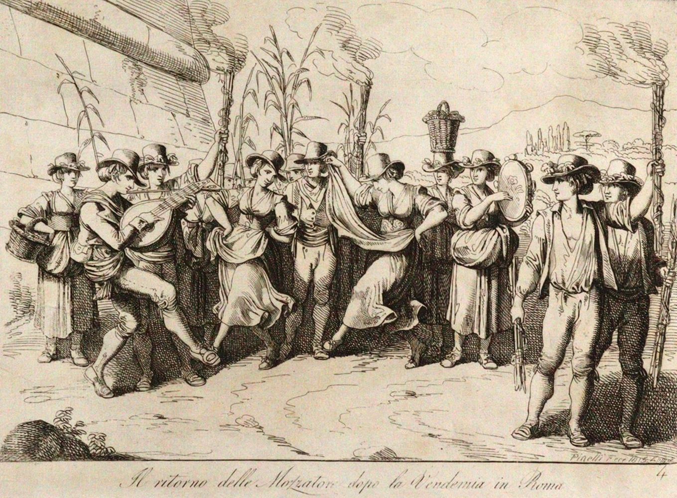 Große Abbildung Nr.1: 120-3521 Pinelli, Bartolomeo: (Künstlergraphik)
