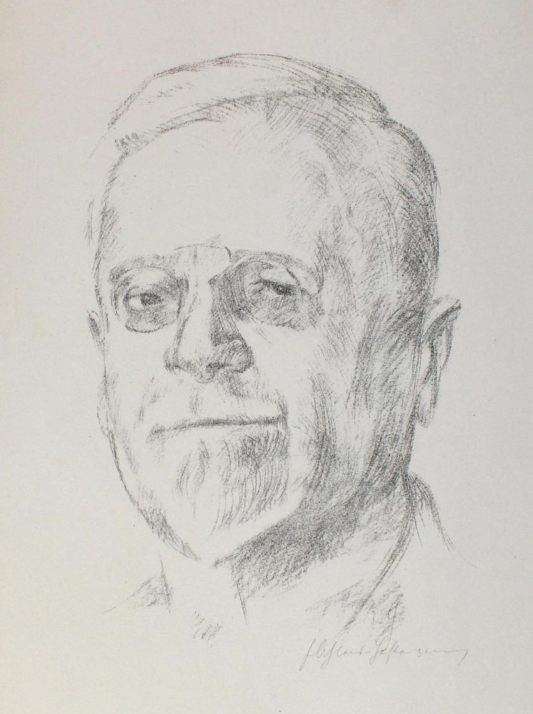 Große Abbildung Nr.1: 120-3542 Ahlers-Hestermann, Friedrich: (Künstlergraphik, Portrait)