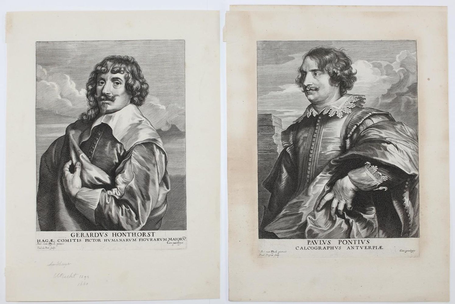 Große Abbildung Nr.6: 120-3545 Dyck, Anton van: (Künstlergraphik, Portrait)