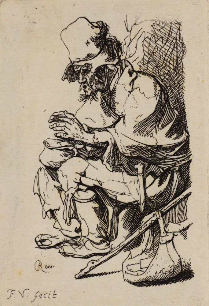 Große Abbildung Nr.2: 120-3579 Rembrandt, Harmensz van Rijn: (Künstlergraphik)