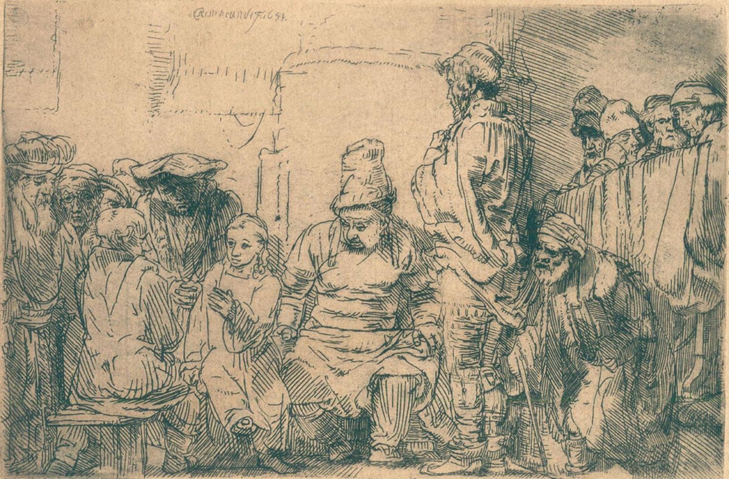 Große Abbildung Nr.1: 120-3581 Rembrandt, Harmensz van Rijn: (Künstlergraphik)