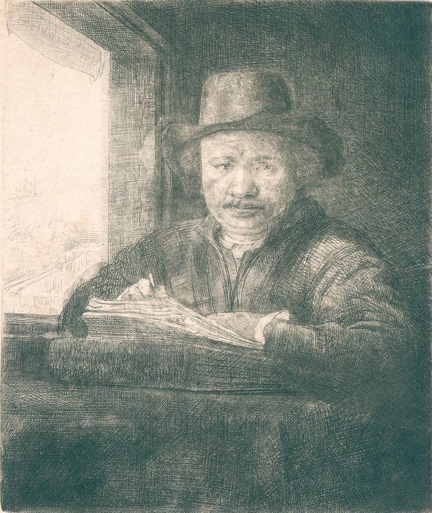 Große Abbildung Nr.1: 120-3591 Rembrandt, Harmensz van Rijn: (Künstlergraphik)