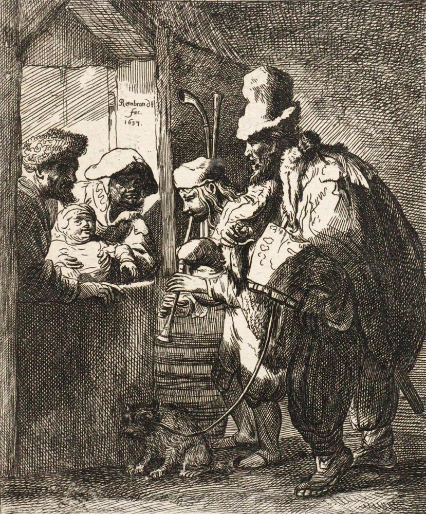 Große Abbildung Nr.2: 120-3592 Rembrandt, Harmensz van Rijn: (Künstlergraphik)