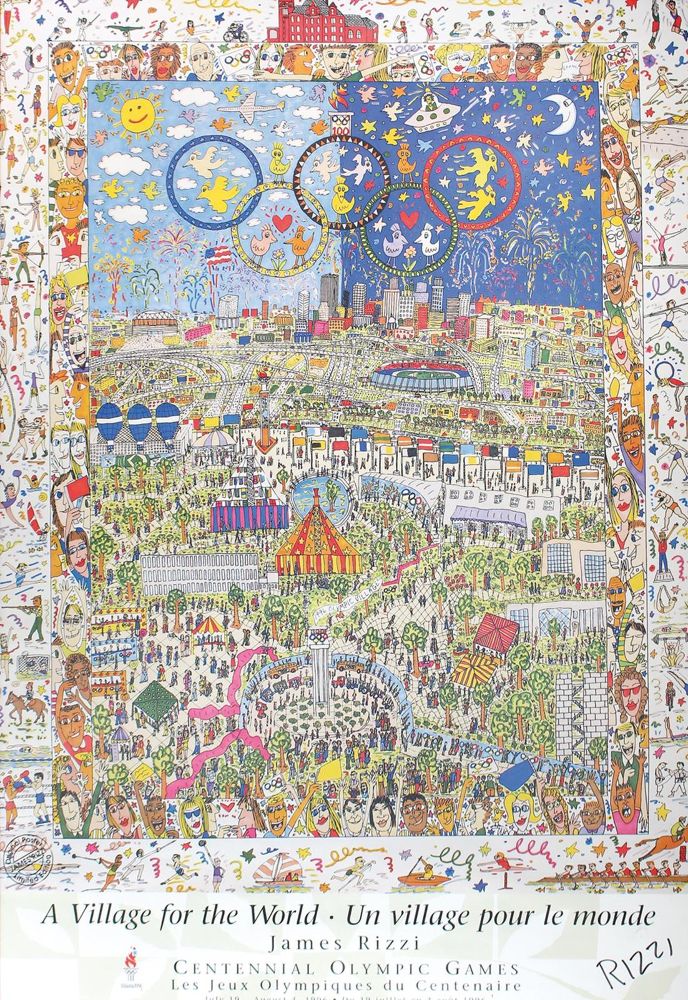 Große Abbildung Nr.1: 120-3611 Rizzi, James: (Künstlergraphik)