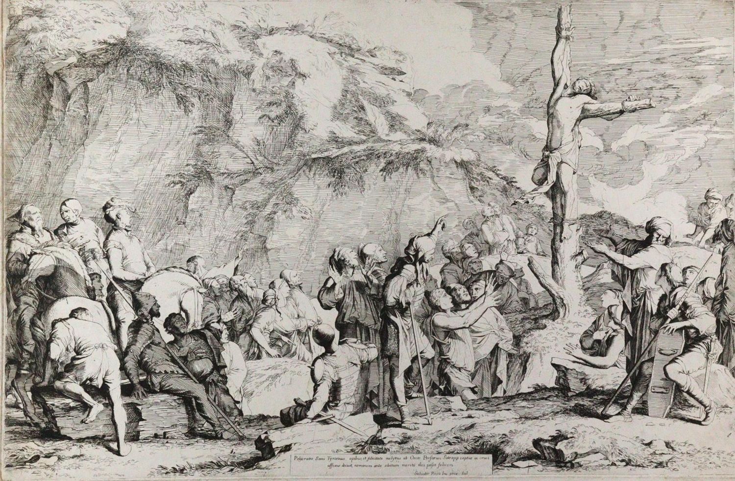 Große Abbildung Nr.1: 120-3619 Rosa, Salvator: (Künstlergraphik)