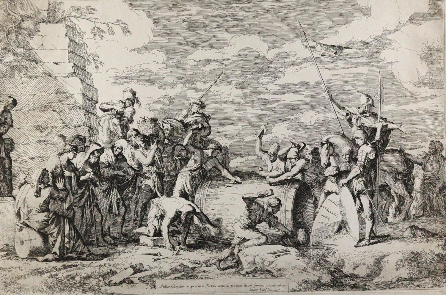 Große Abbildung Nr.1: 120-3620 Rosa, Salvator: (Künstlergraphik)