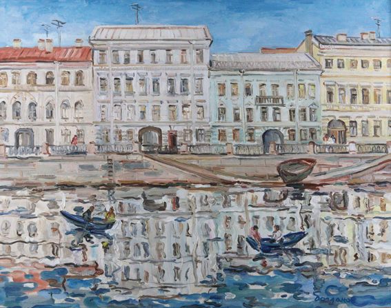 Große Abbildung Nr.1: 120-3637 St. Petersburg.: (Künstlergraphik, Russland)