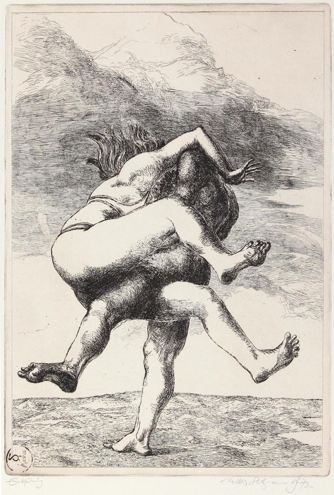 Große Abbildung Nr.1: 120-3729 Stelzmann, Volker: (Künstlergraphik)