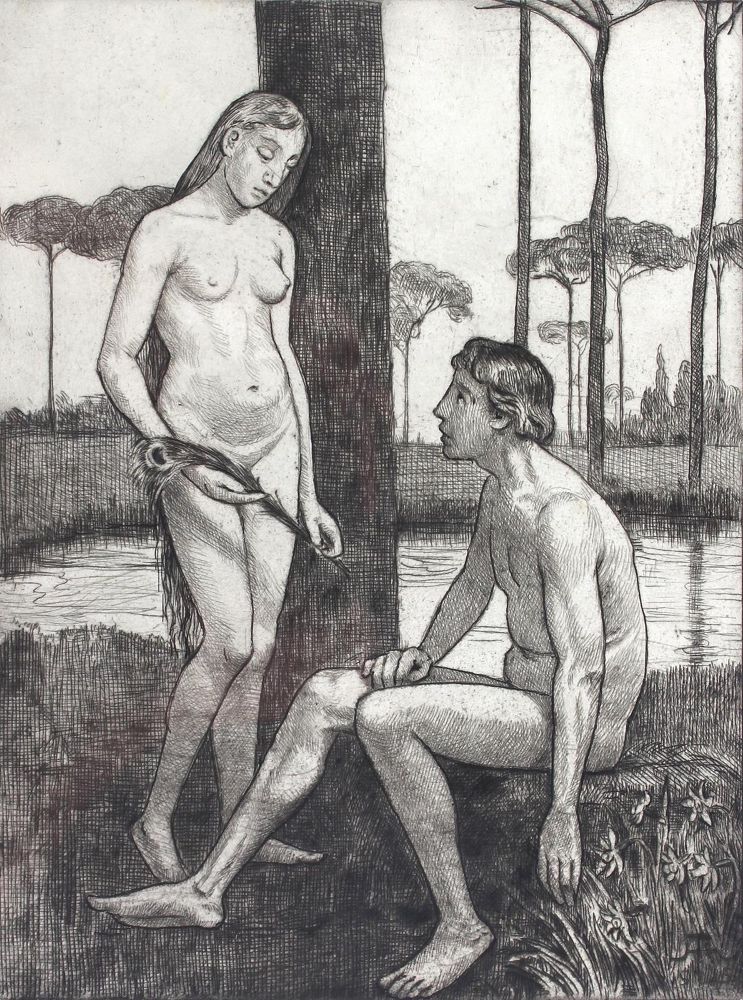 Große Abbildung Nr.1: 120-3756 Thoma, Hans: (Künstlergraphik)