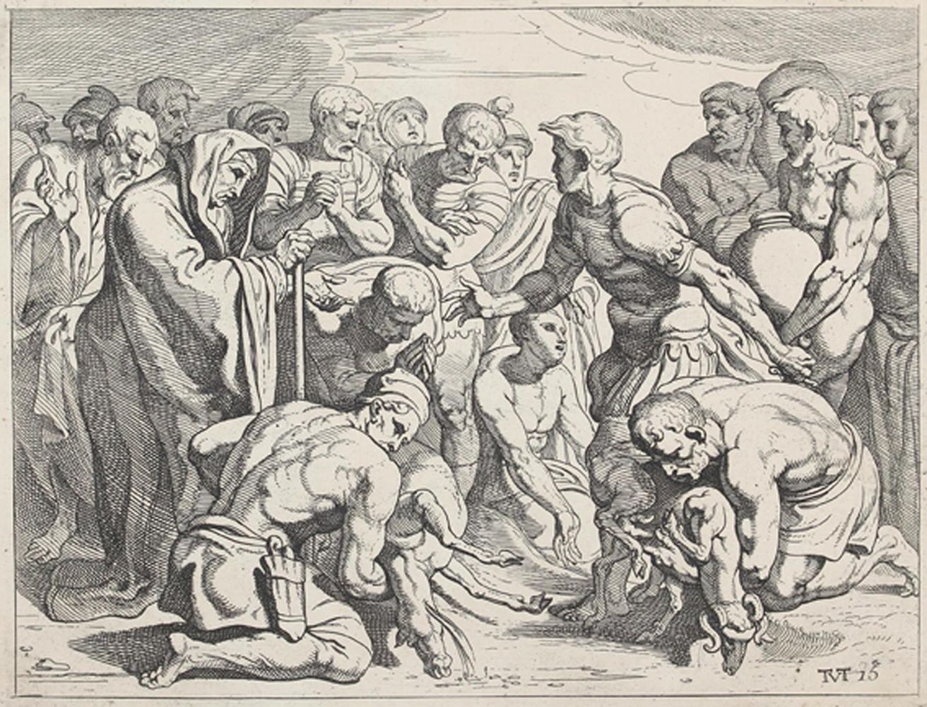Große Abbildung Nr.1: 120-3768 Thulden, Theodor, van: (Künstlergraphik)